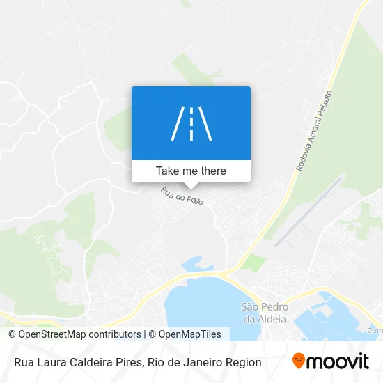 Rua Laura Caldeira Pires map