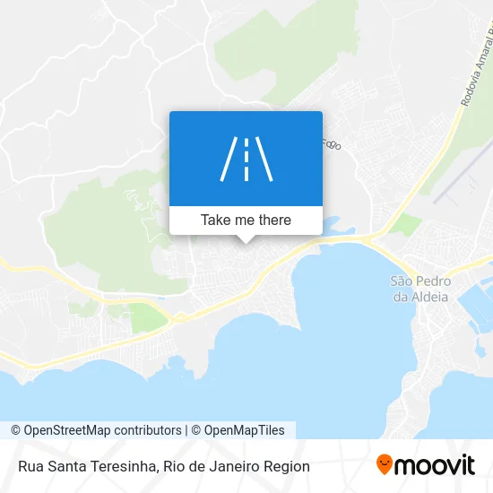 Rua Santa Teresinha map
