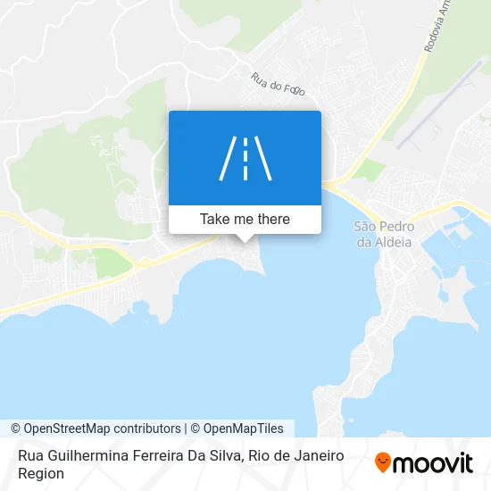 Rua Guilhermina Ferreira Da Silva map