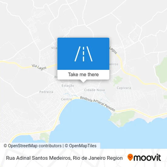 Rua Adinal Santos Medeiros map