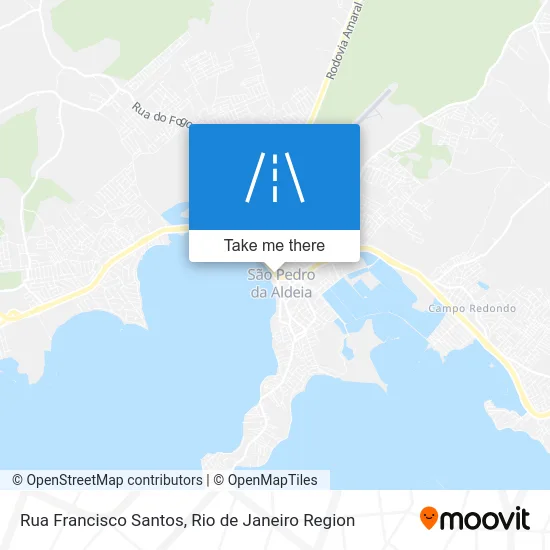 Rua Francisco Santos map