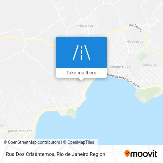 Rua Dos Crisântemos map