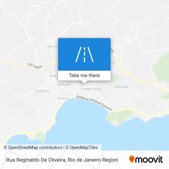 Rua Reginaldo De Oliveira map