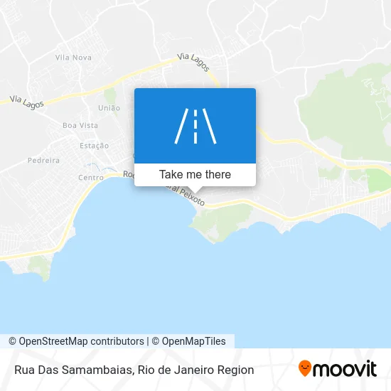 Rua Das Samambaias map