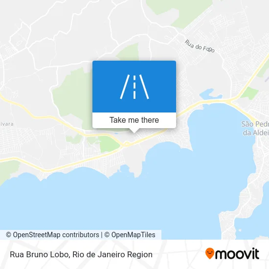 Rua Bruno Lobo map