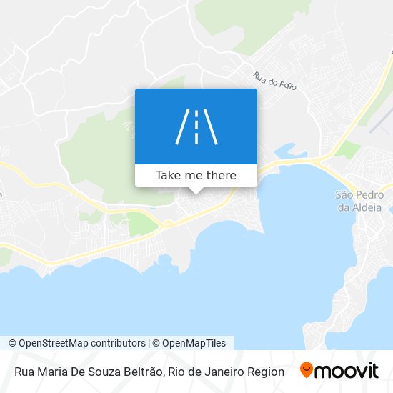 Mapa Rua Maria De Souza Beltrão