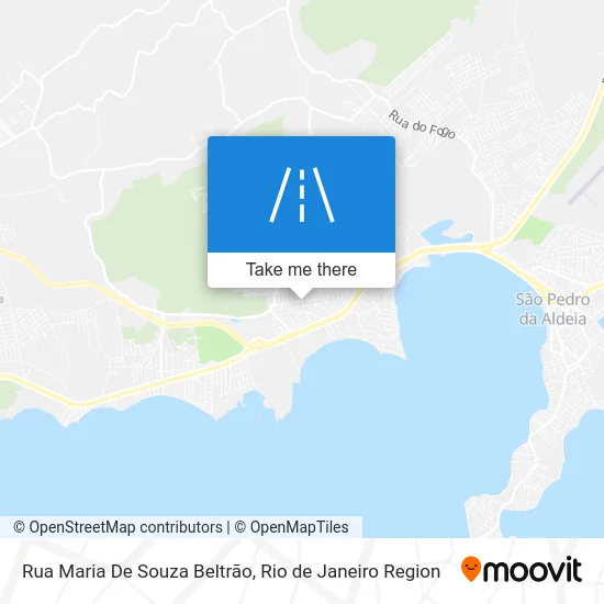 Rua Maria De Souza Beltrão map