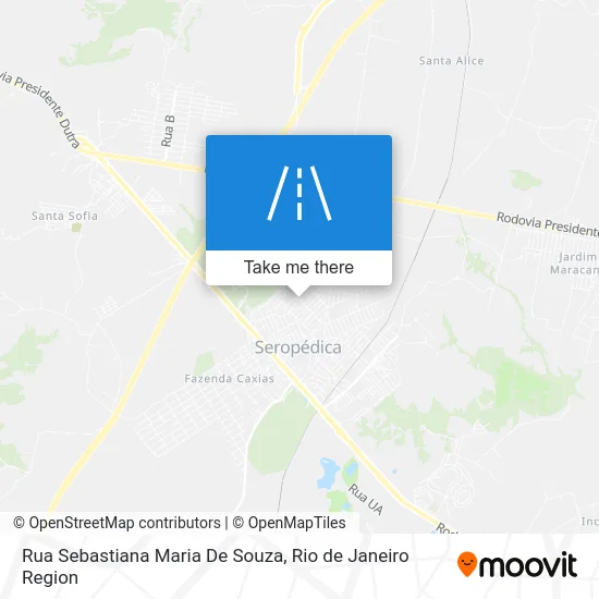 Rua Sebastiana Maria De Souza map