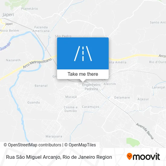 Rua São Miguel Arcanjo map