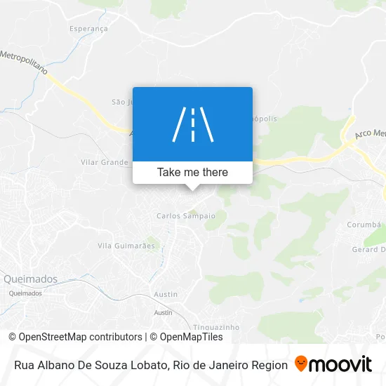 Rua Albano De Souza Lobato map