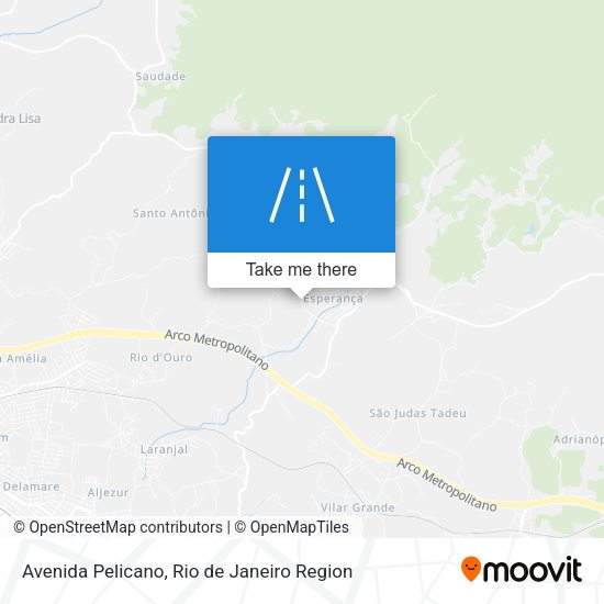 Avenida Pelicano map