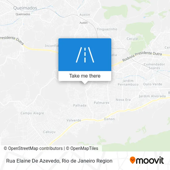 Rua Elaine De Azevedo map