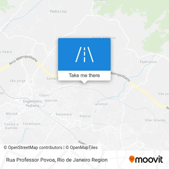 Rua Professor Povoa map