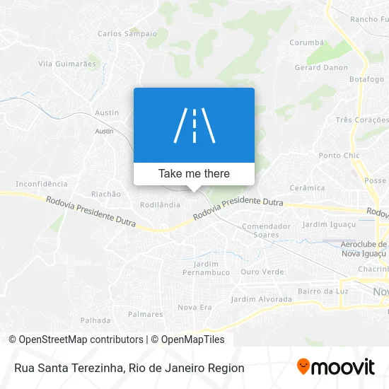 Rua Santa Terezinha map