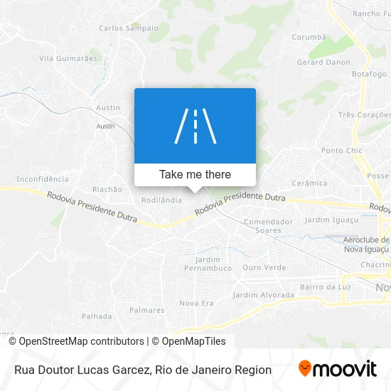 Rua Doutor Lucas Garcez map
