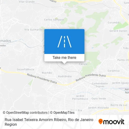 Rua Isabel Teixeira Amorim Ribeiro map