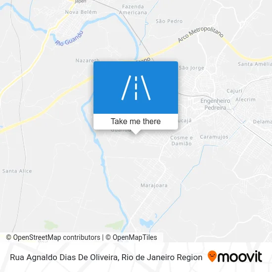Rua Agnaldo Dias De Oliveira map