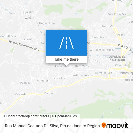 Rua Manuel Caetano Da Silva map