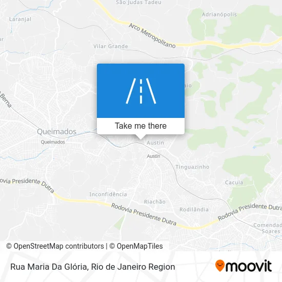 Rua Maria Da Glória map