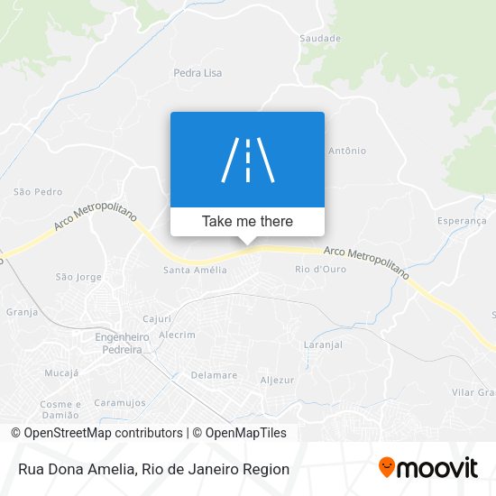 Rua Dona Amelia map