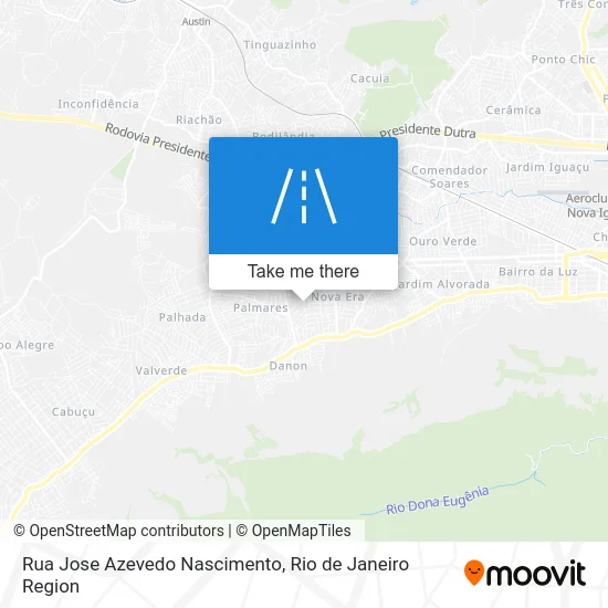 Rua Jose Azevedo Nascimento map