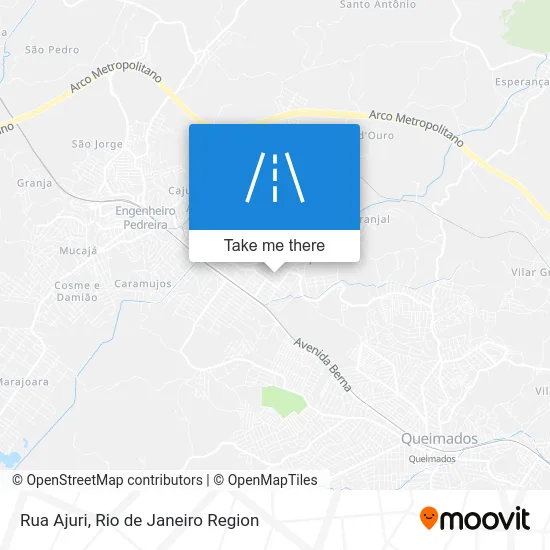 Rua Ajuri map