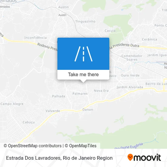 Estrada Dos Lavradores map