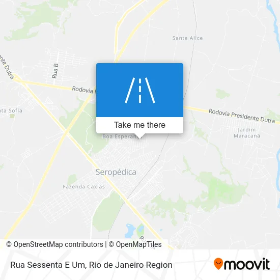 Rua Sessenta E Um map
