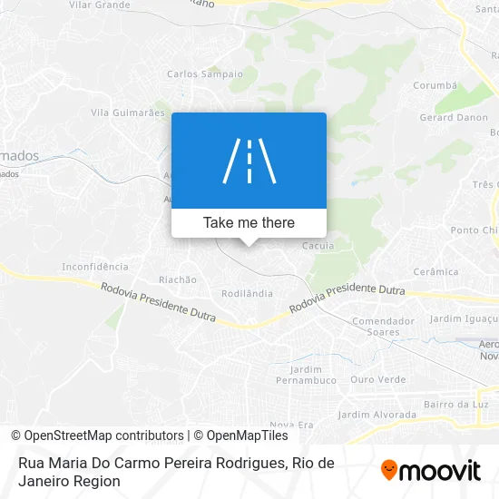 Rua Maria Do Carmo Pereira Rodrigues map