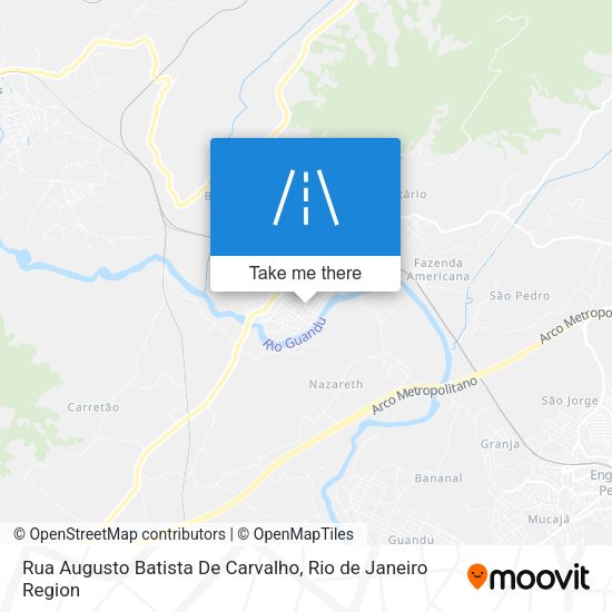 Rua Augusto Batista De Carvalho map