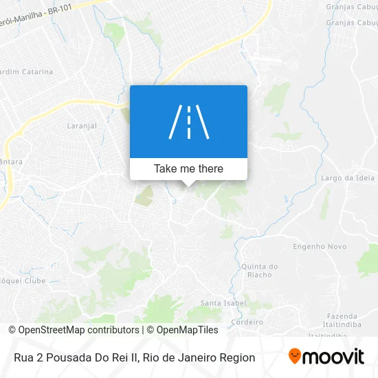 Rua 2 Pousada Do Rei II map