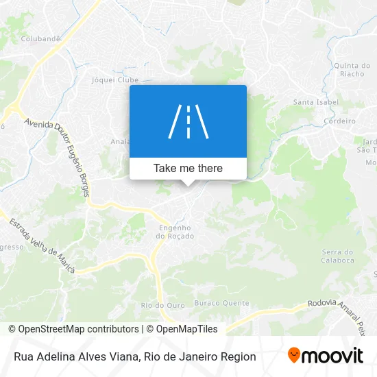 Rua Adelina Alves Viana map