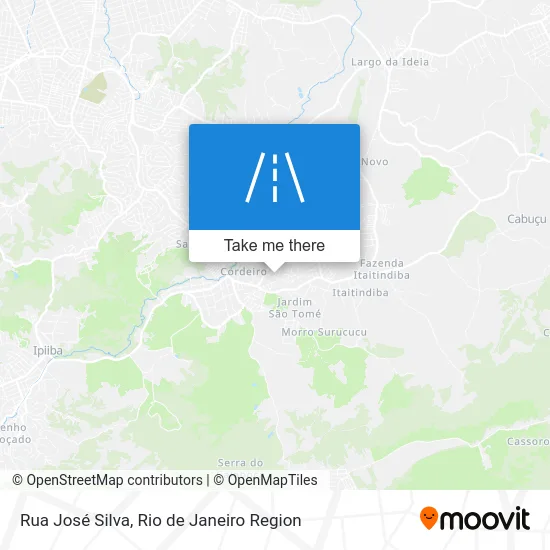 Rua José Silva map