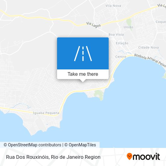 Rua Dos Rouxinóis map