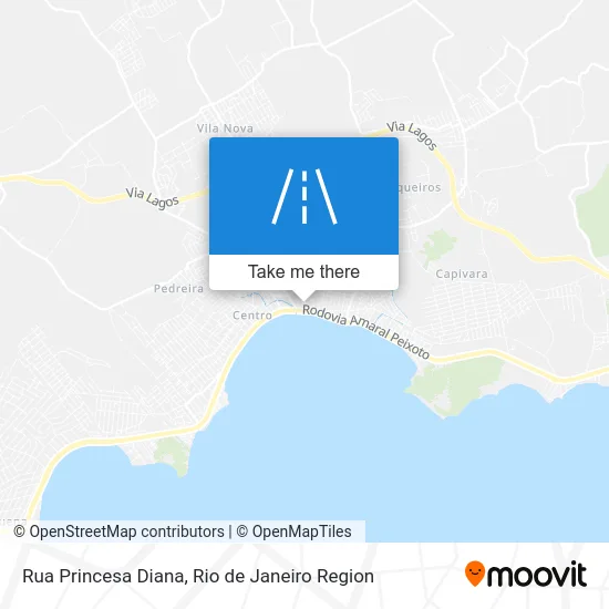 Rua Princesa Diana map