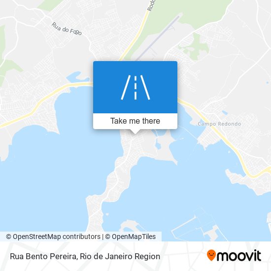 Mapa Rua Bento Pereira