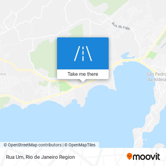 Rua Um map