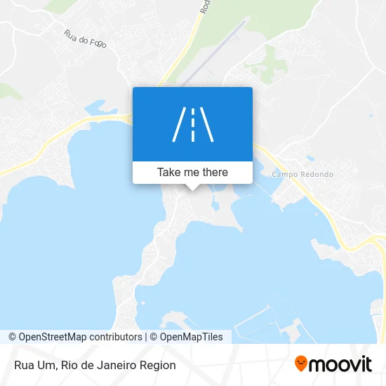 Rua Um map