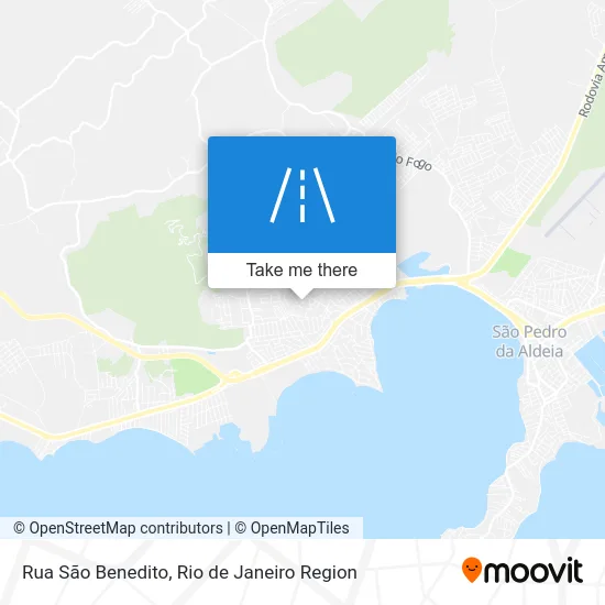Rua São Benedito map