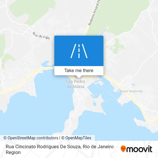 Rua Cincinato Rodrigues De Souza map