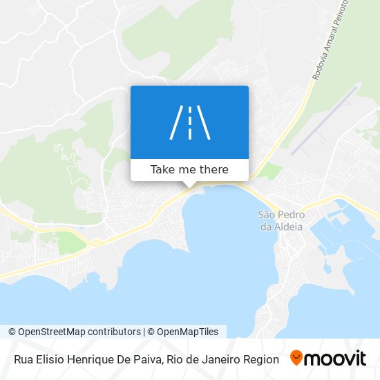 Mapa Rua Elisio Henrique De Paiva