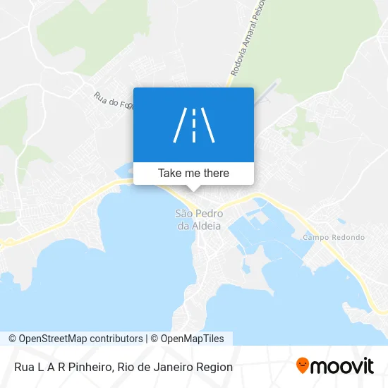 Rua L A R Pinheiro map