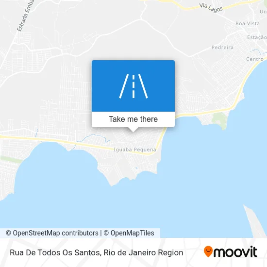 Rua De Todos Os Santos map