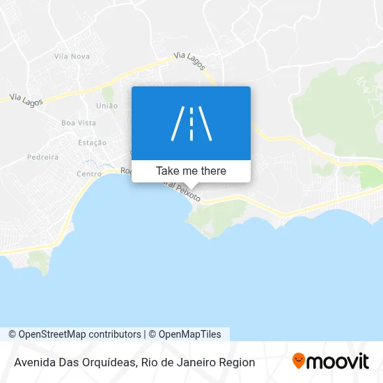 Avenida Das Orquídeas map