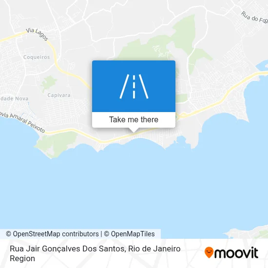 Rua Jair Gonçalves Dos Santos map