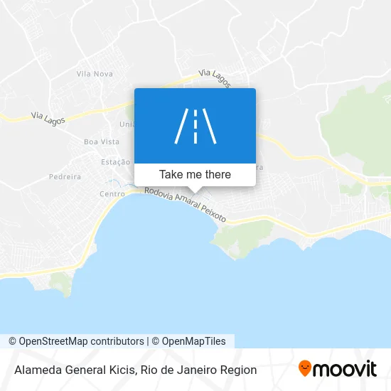 Alameda General Kicis map