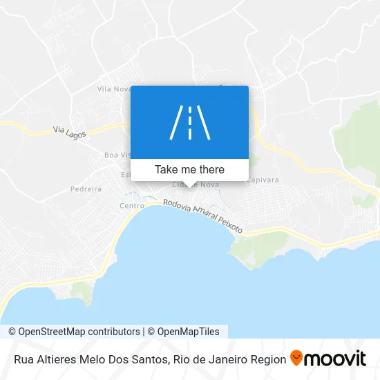 Rua Altieres Melo Dos Santos map