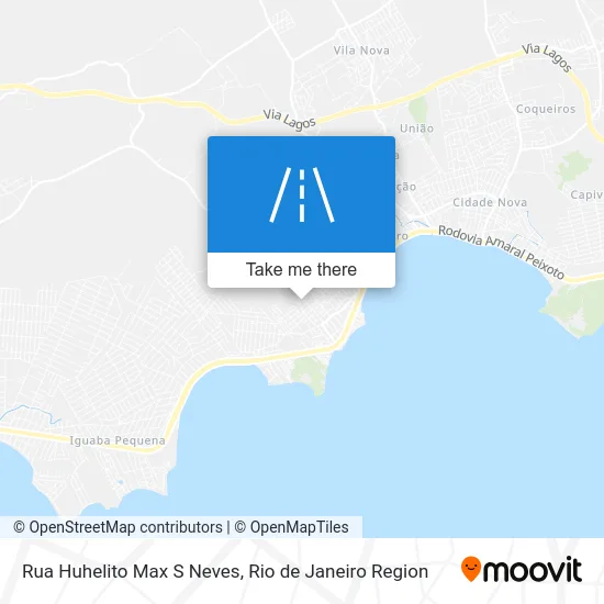 Rua Huhelito Max S Neves map