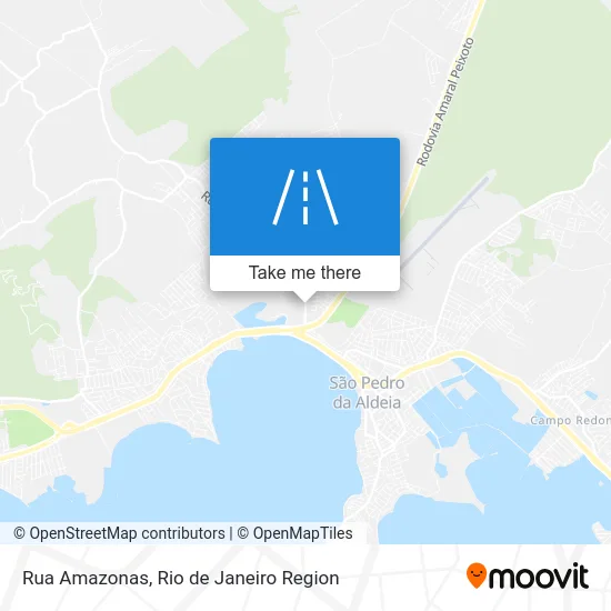 Rua Amazonas map