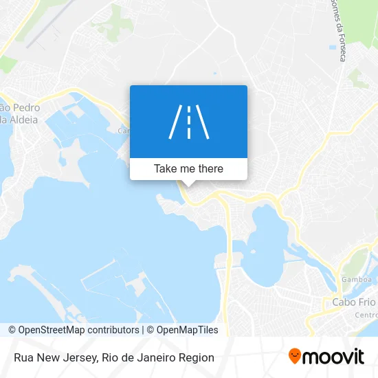 Rua New Jersey map